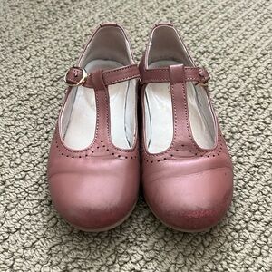La Coqueta Mauve Pink t-trap shoes size 26EU